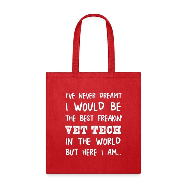Vet Tech Cotton Tote Bag