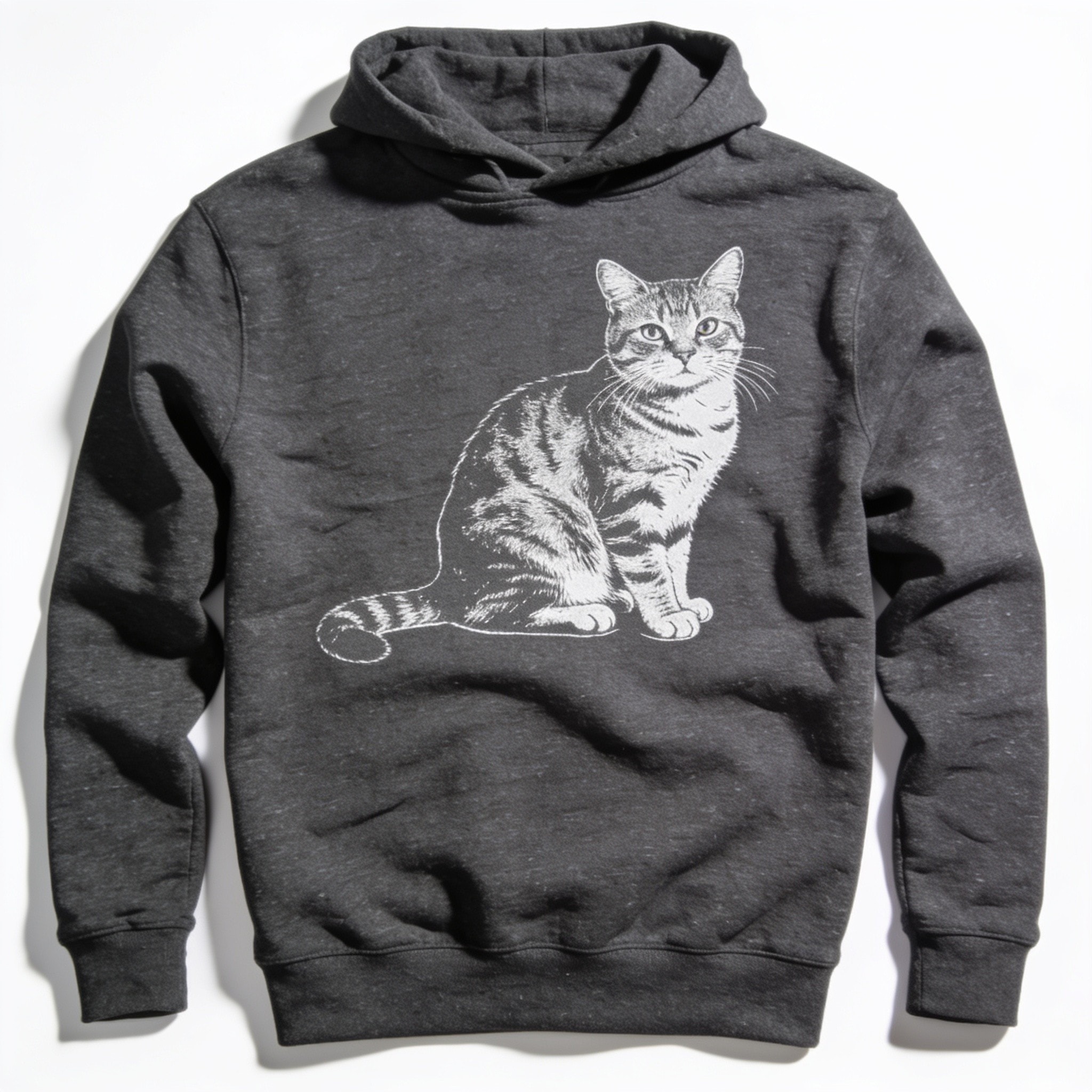 Co-Worker Of The Year Unisex Pullover Hoodie with Cat Graphic