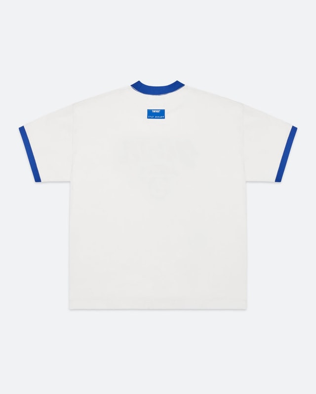 Logo JP Ringer Tee - 100% Combed Cotton Boxy Oversized Unisex T-Shirt