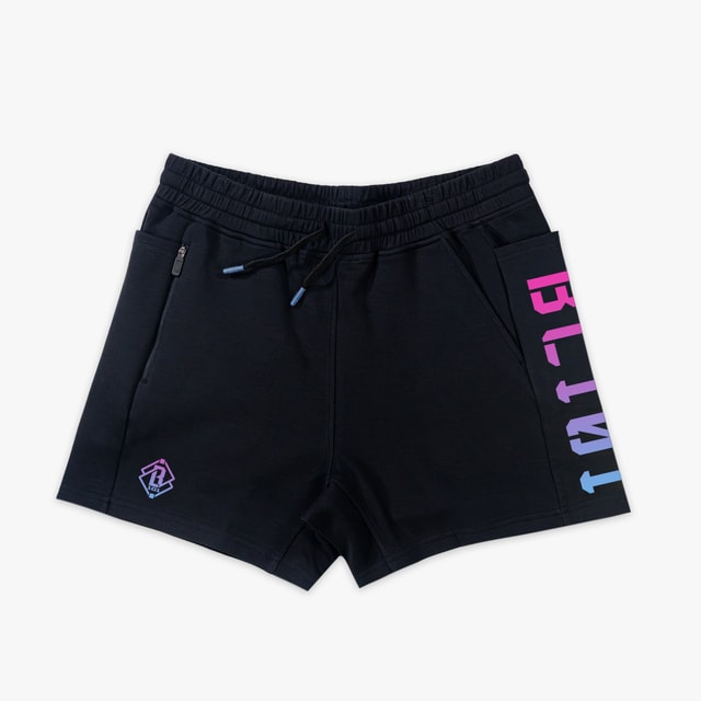 Diamond Relaxed Fit Youth Sweatshorts Black/Cotton Candy