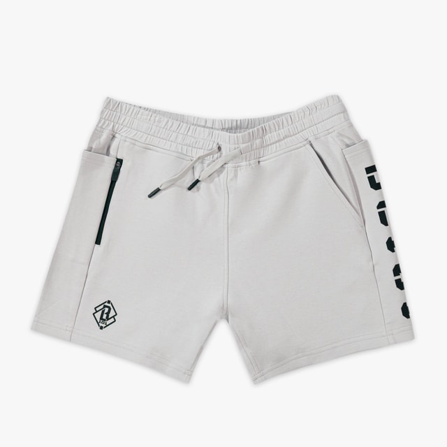 Diamond Relaxed Fit Youth Sweatshorts Light Gray/Black