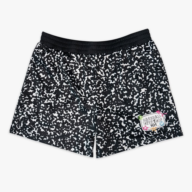 Composition Shorts - Lightweight Mesh Athletic Shorts with Pockets, 100% Polyester