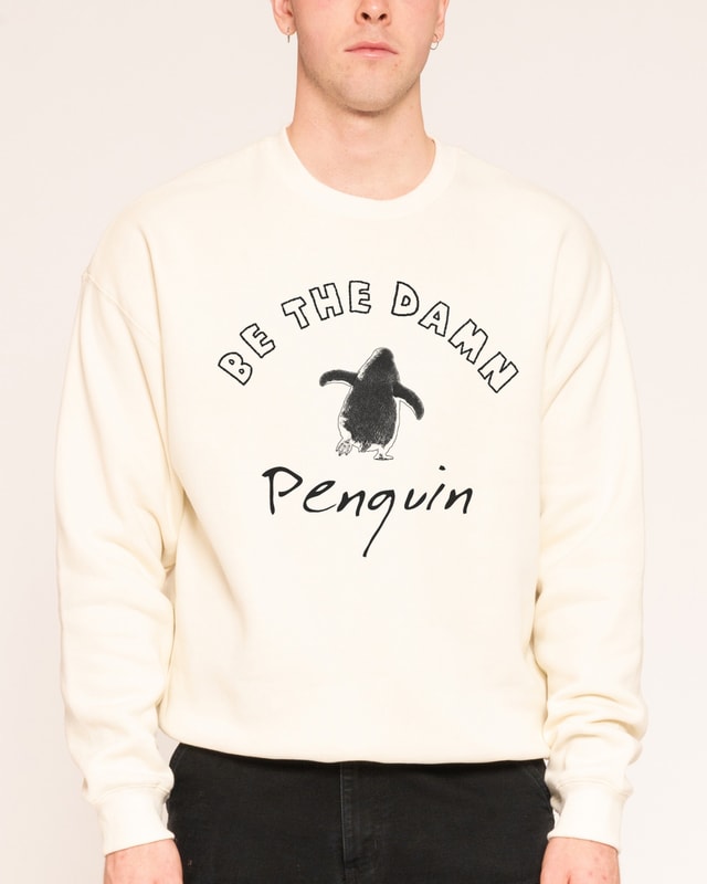 Nihilist Penguin Unisex Sweatshirt - Premium 340gsm Cotton-Polyester Blend