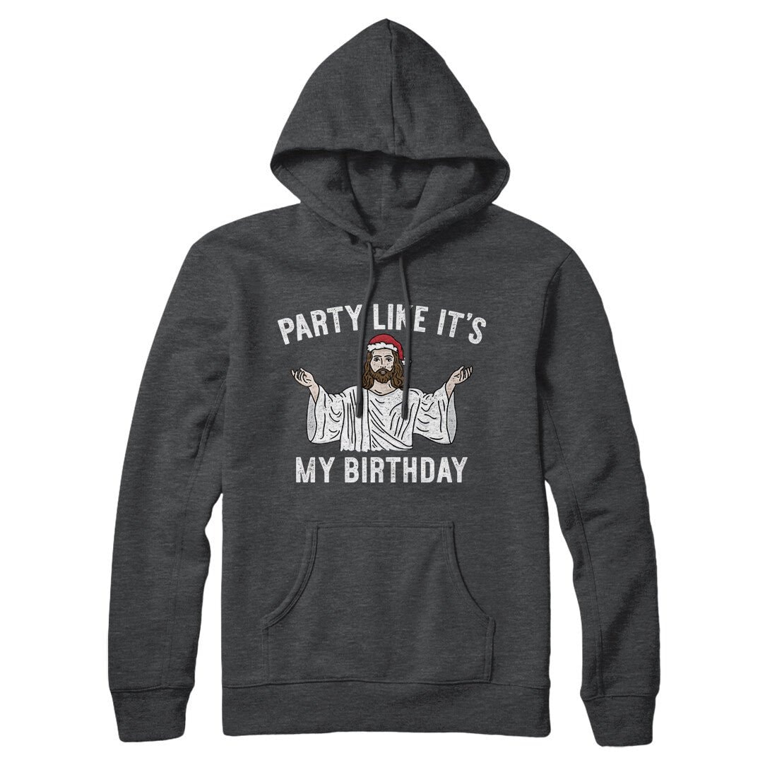 Party Like It's My Birthday Unisex Pullover Hoodie - Cotton Polyester Blend
