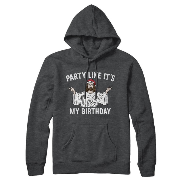 Party Like It's My Birthday Unisex Pullover Hoodie - Cotton Polyester Blend