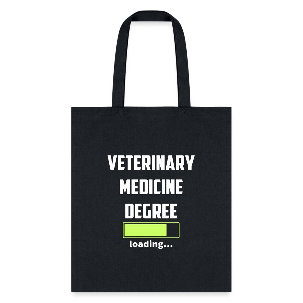 Veterinary Medicine Degree Loading Cotton Tote Bag