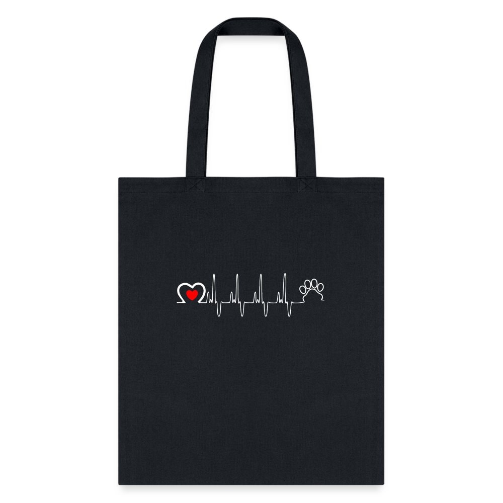 Animal Love Beat Tote Bag - Veterinary Pet Lover Shoulder Bag