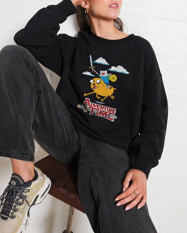 Adventure Time Unisex Graphic Sweatshirt - Premium 340gsm Cotton-Poly Blend