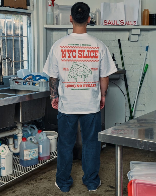 NYC Slice Oversized Graphic Tee - Premium 100% Combed Cotton Unisex T-Shirt