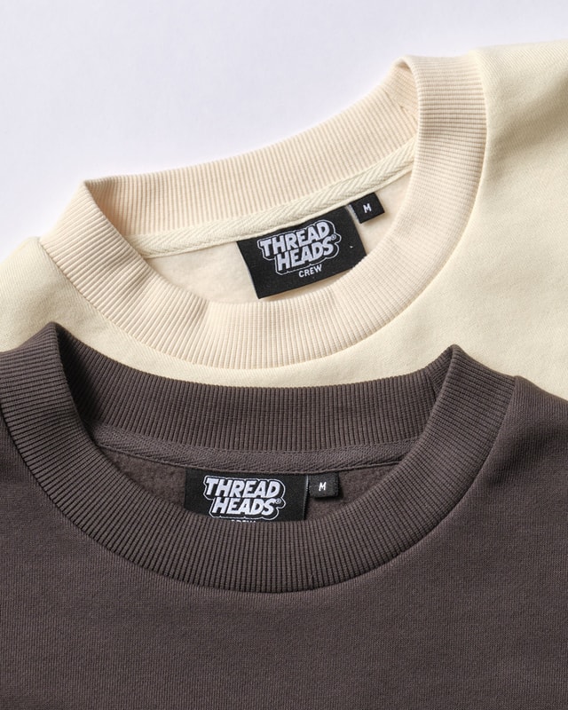Unisex Sweatshirt 2 Pack Charcoal Natural Drop Shoulder 340 GSM Cotton Polyester