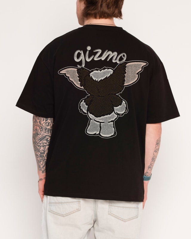 Gizmo Wave Oversized Graphic Tee - Gremlins Collab Unisex 100% Combed Cotton
