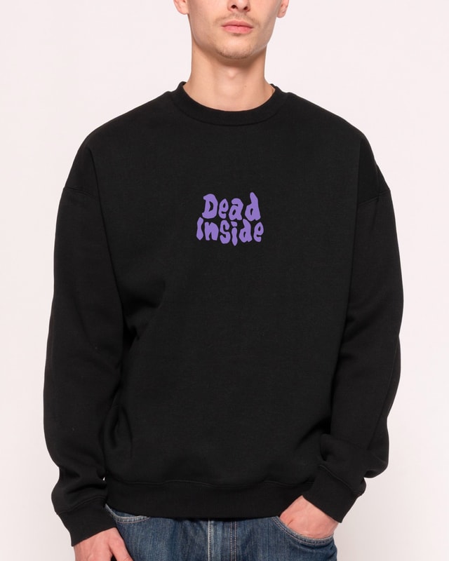 Dead Inside 26 Unisex Sweatshirt - Premium 340gsm Cotton-Polyester Graphic Print