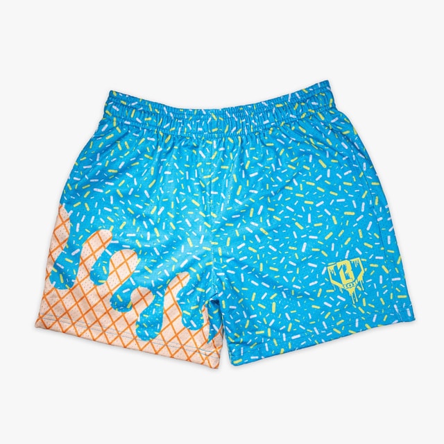 Ice Cream Shorts - Blueberry Lemonade Mesh Baseball Shorts