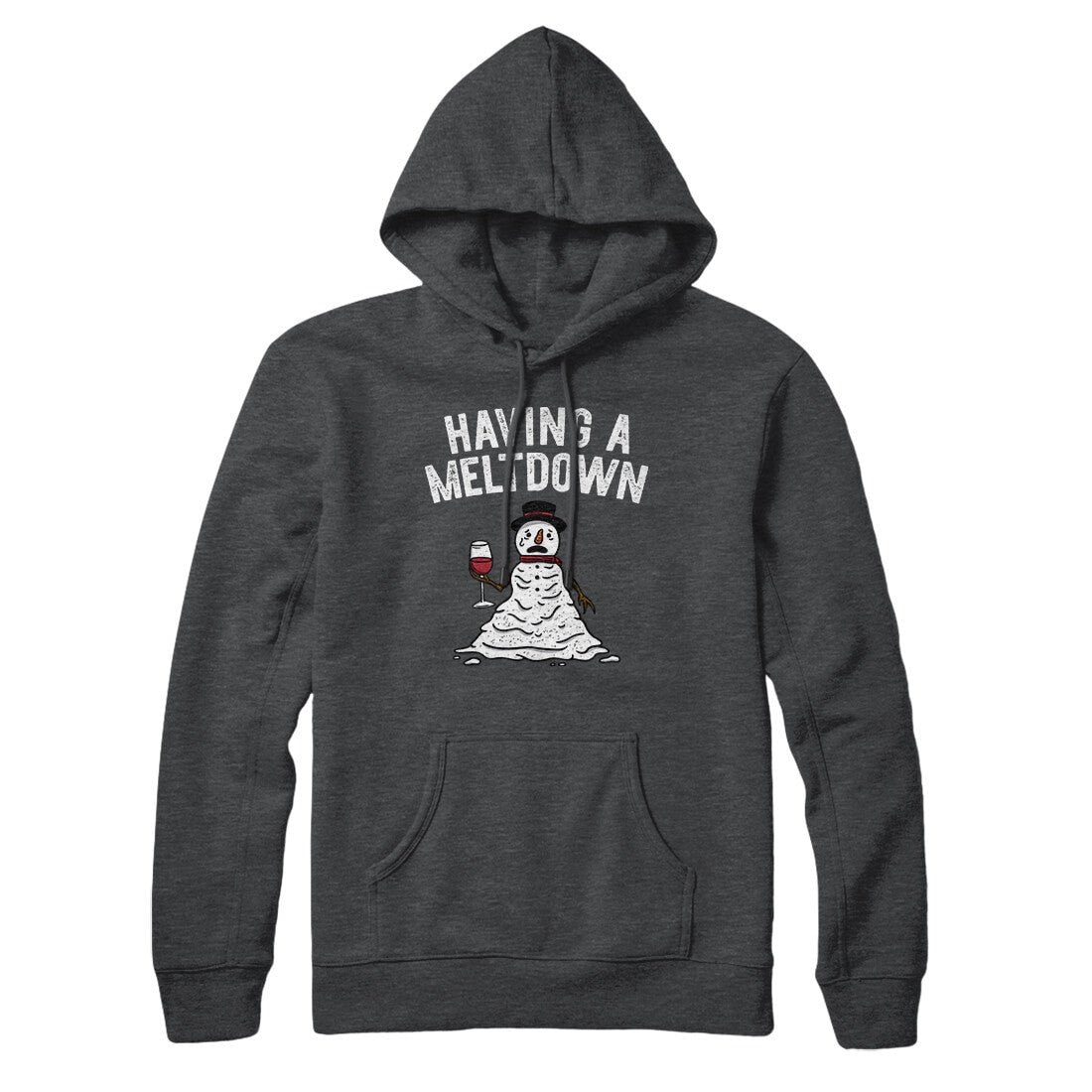 Having A Meltdown Unisex Pullover Hoodie - Cotton Polyester, Loose Fit, Kangaroo Pocket