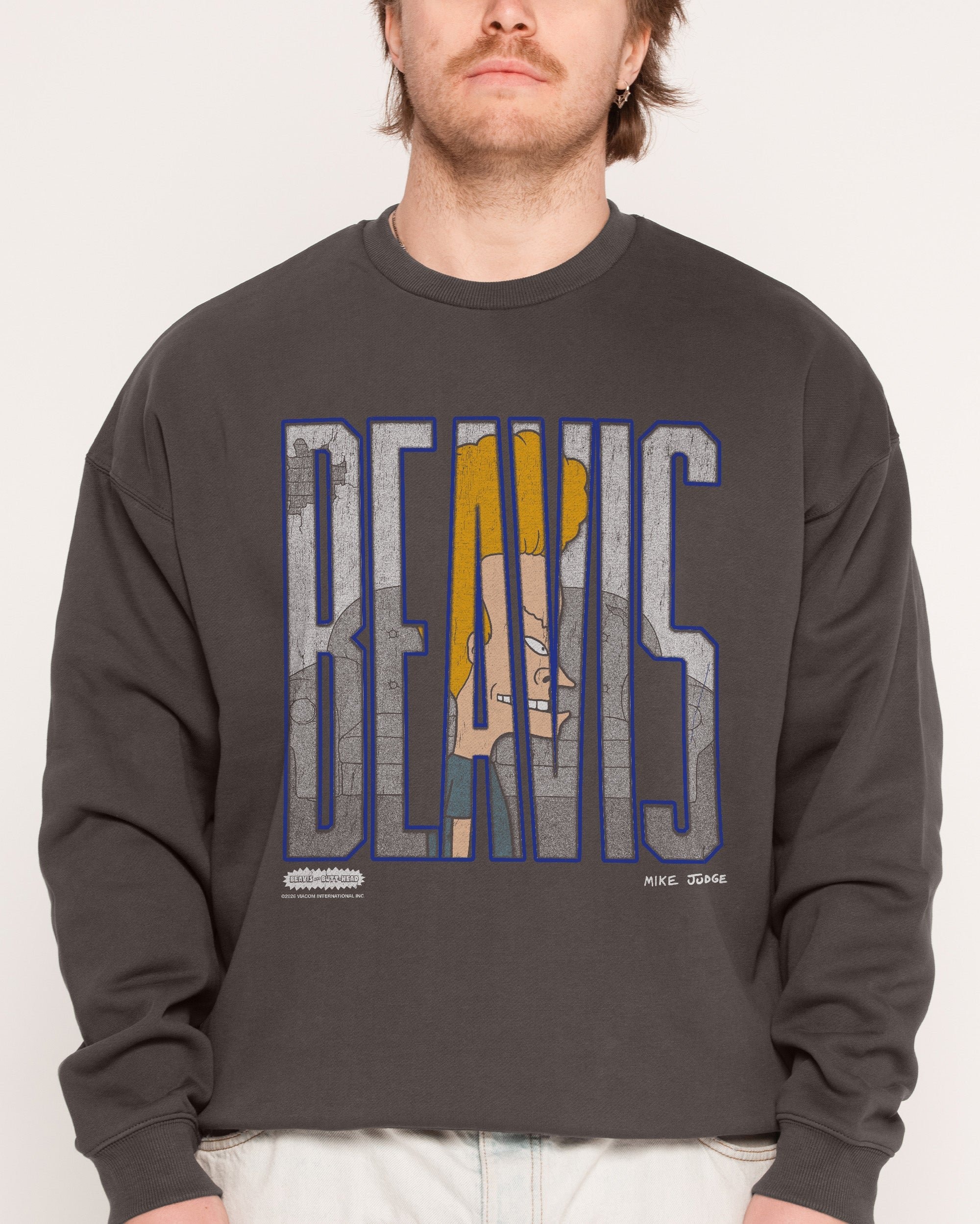 Beavis and Butt-Head Official Unisex Graphic Sweatshirt 340gsm Cotton-Poly Blend