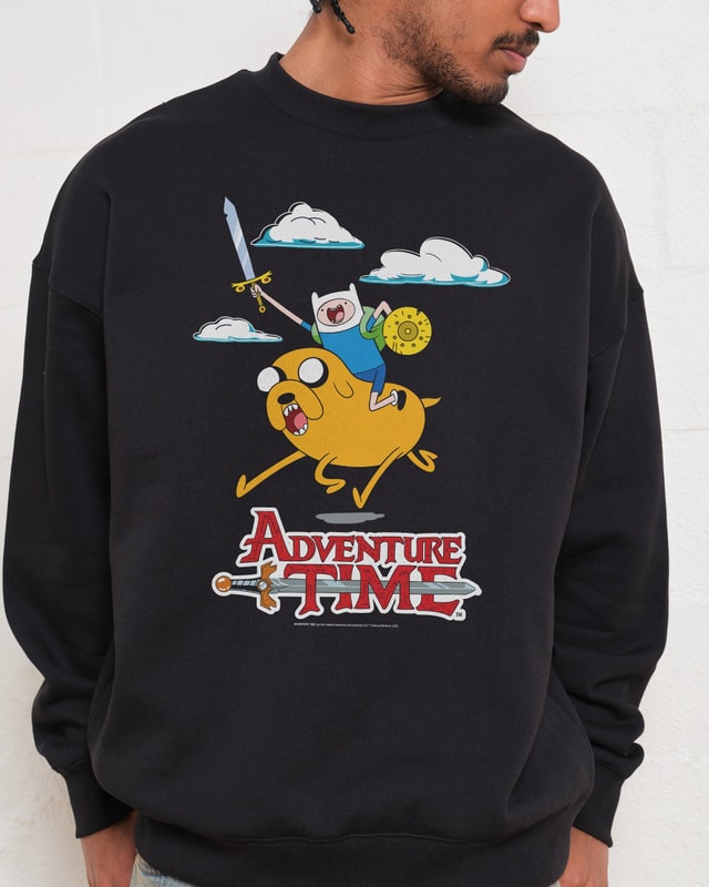 Adventure Time Unisex Graphic Sweatshirt - Premium 340gsm Cotton-Poly Blend