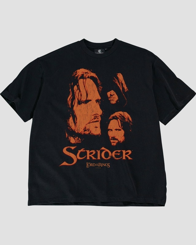 Strider Oversized Lord of the Rings Graphic T-Shirt Unisex 100% Cotton Heavyweight