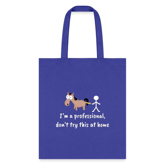 Don't Try This at Home Funny Graphic Tote Bag
