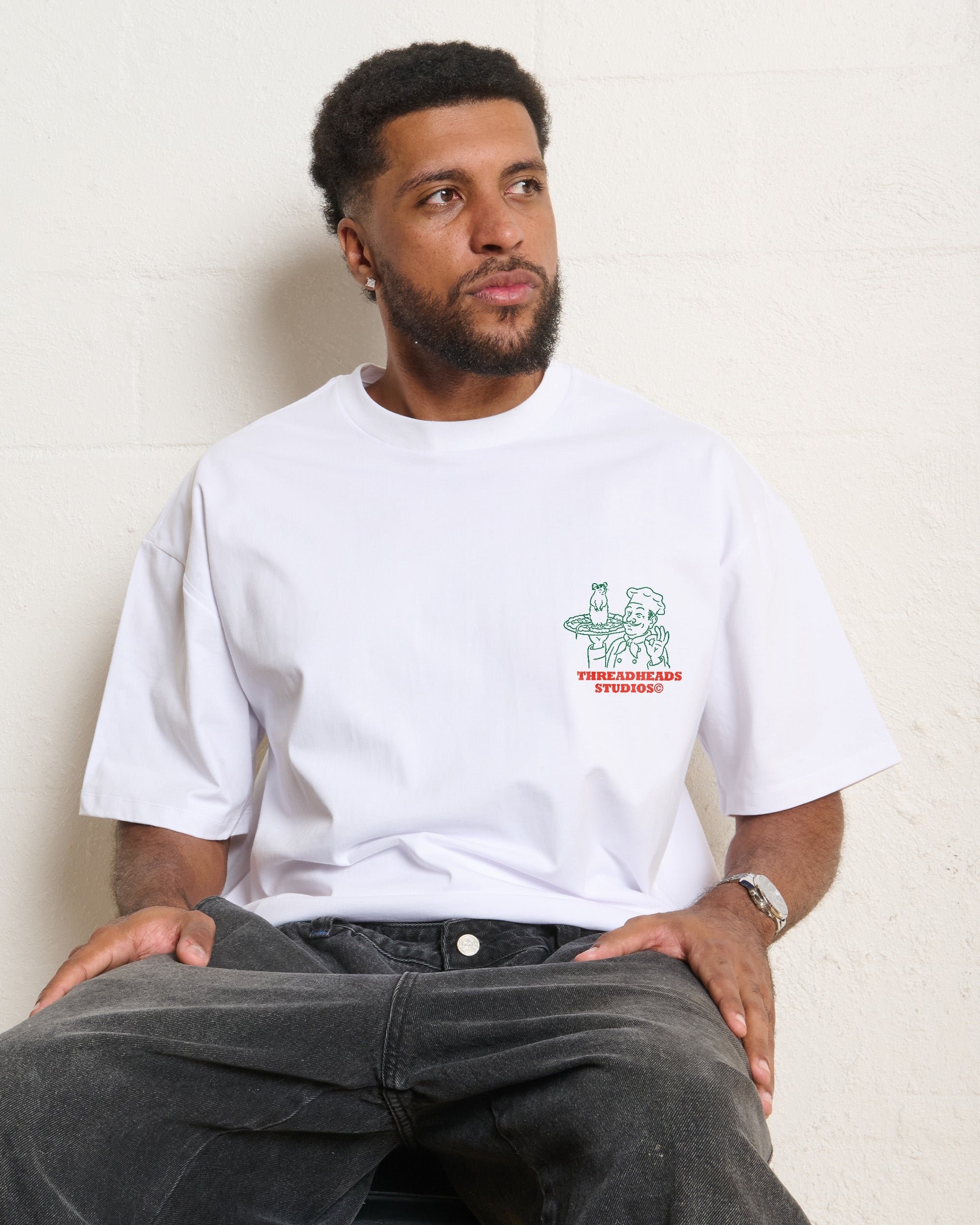 NYC Slice Oversized Graphic Tee - Premium 100% Combed Cotton Unisex T-Shirt