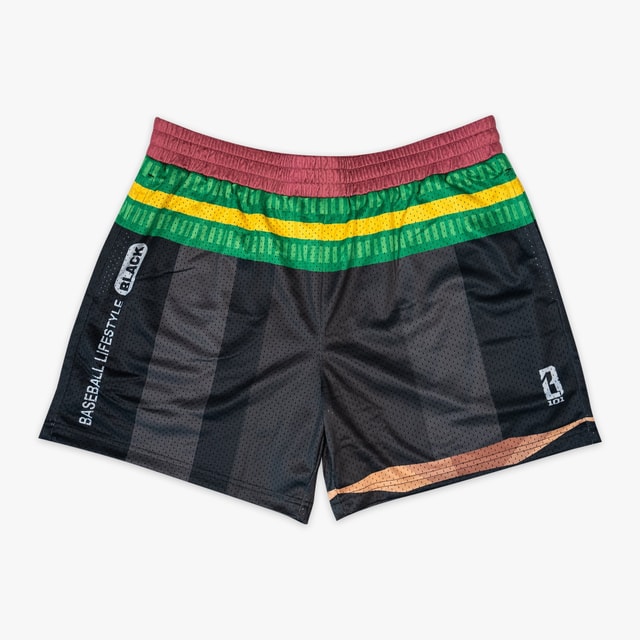 Pencil Shorts - Black Mesh Athletic Shorts with Pockets