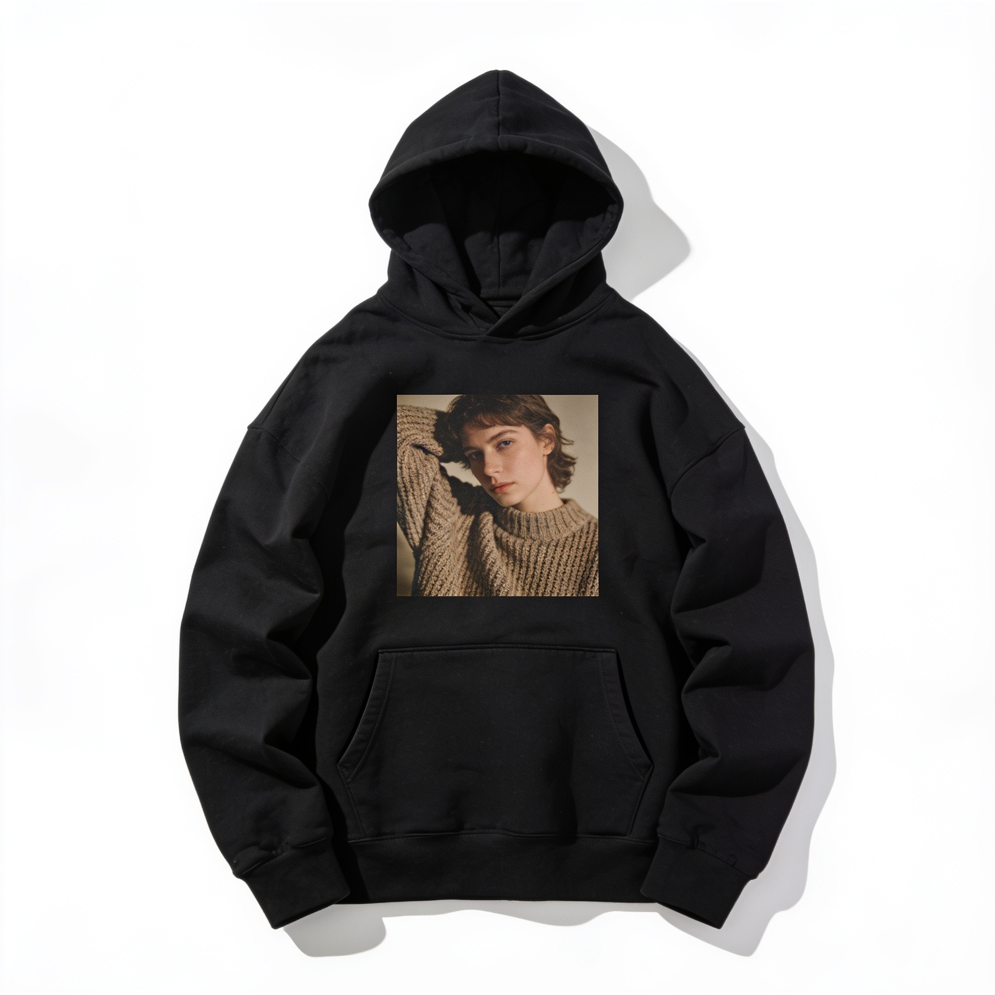 Call Me Ice Box Unisex Pullover Hoodie - Cotton Polyester Loose Fit with Hood and Kangaroo Pocket