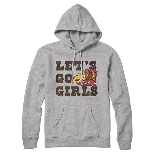 Lets Go Girls Unisex Pullover Hoodie - Cotton Polyester Blend with Kangaroo Pocket