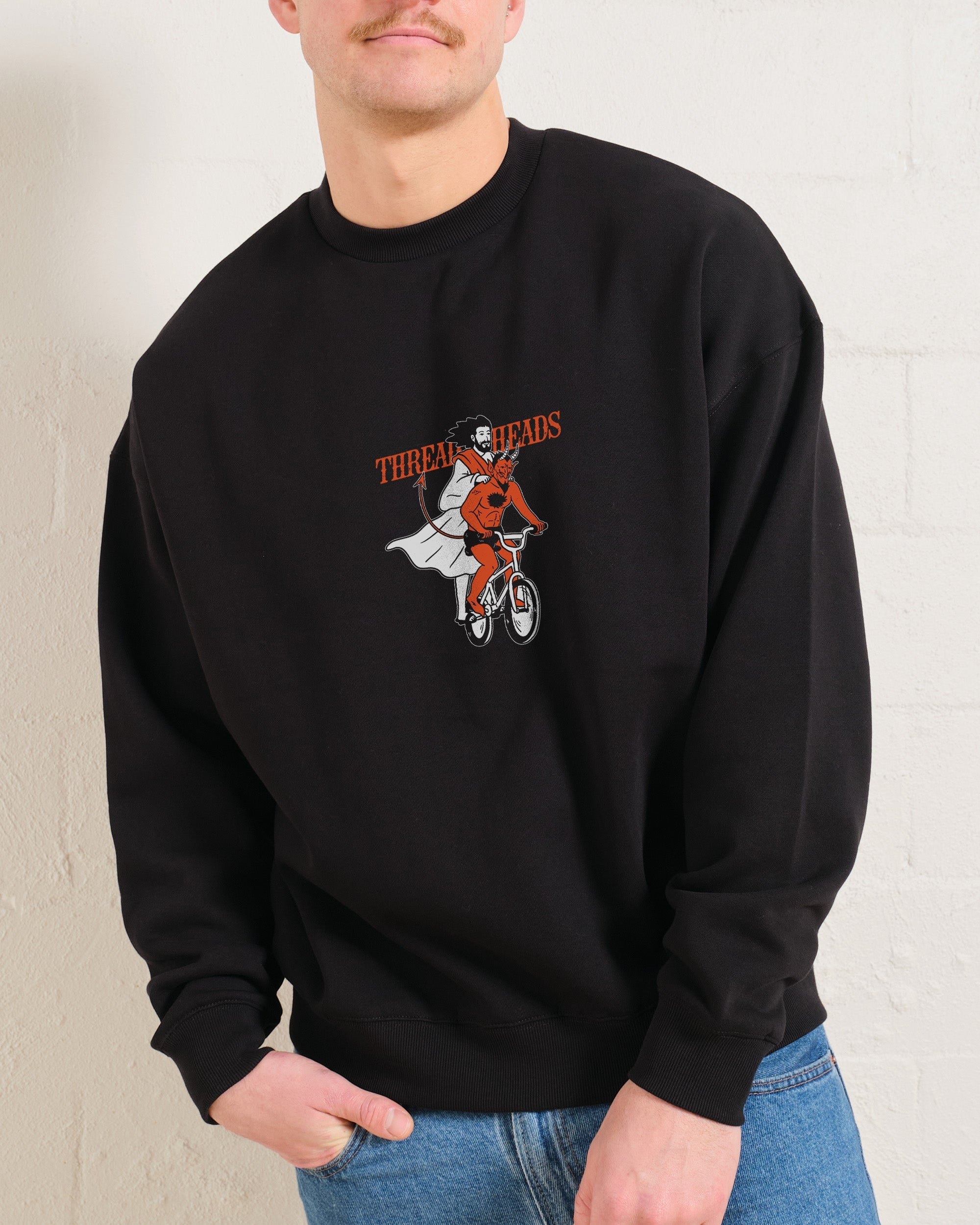 Good vs Evil Unisex Graphic Sweatshirt - Threadheads Premium 340gsm Cotton-Poly Blend