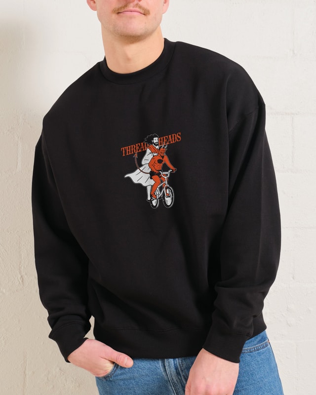Good vs Evil Unisex Graphic Sweatshirt - Threadheads Premium 340gsm Cotton-Poly Blend
