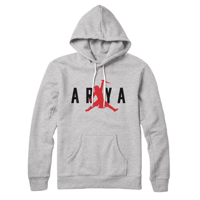 Air Arya Unisex Pullover Hoodie - Cotton Polyester Blend, Loose Fit, Kangaroo Pocket