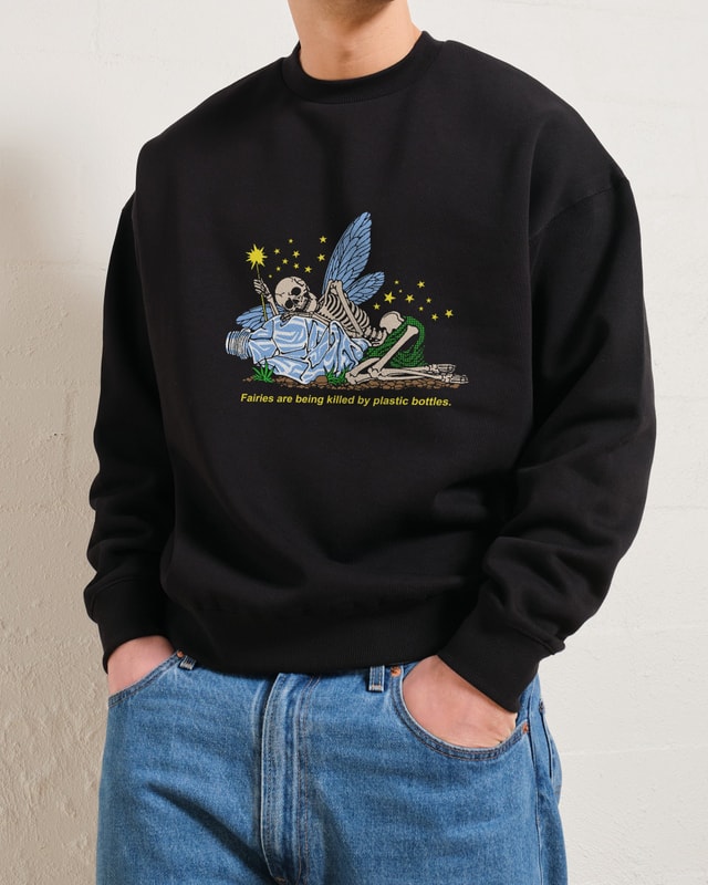 Dead Fairies Unisex Sweatshirt - Premium 340gsm Cotton-Polyester Graphic Print